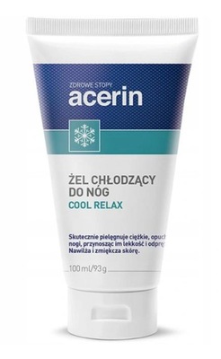 ŻEL NA OPUCHNIĘTE ZMĘCZONE NOGI ACERIN COOL RELAX