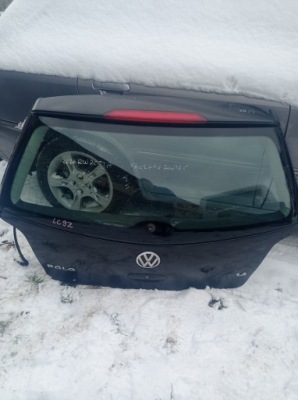 Vw polo 9n стекло крышка багажника багажника задняя lc9z фото №1