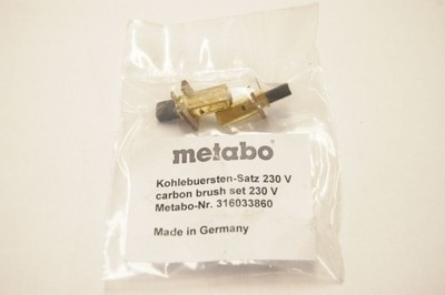 Szczotki węglowe BE 250 R+L SBE 600 Impuls Metabo