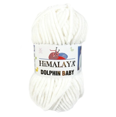 Włóczka poliestrowa Dolphin Baby - Himalaya - 63, 100 g, 120 m