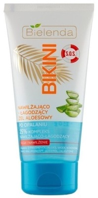 Bielenda Bikini SOS, nawilżająco-łagodzący żel aloesowy po opalaniu, 150 ml