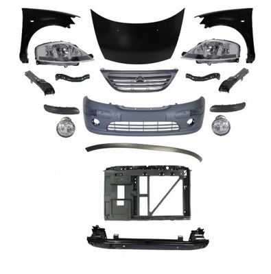 Citroen c3 fc i 2002-2005 kompletny перед капот фото №1