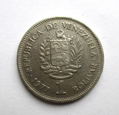 1 Boliwar 1977 r.- Wenezuela