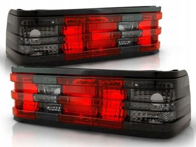 FAROS PARTE TRASERA NUEVO MERCEDES W201 190 82-93 RED SMOKE  