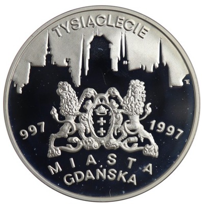 Moneta 20 zł - Tysiąclecie Gdańska - 1996 rok