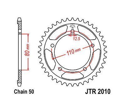 ЗУБЧАТКА ЗАДНЯ JT 47-ЗУБІВ DAYTONA 900 1993-1996