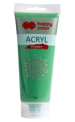Farba akrylowa Happy Color Studio+ 200ml - zieleń