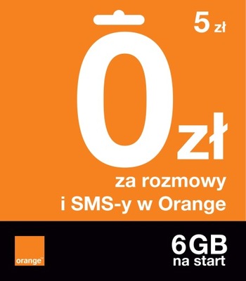 Karta startowa Orange 5 Yes