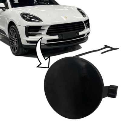 Передняя заглушка фаркоп porsche macan 95b gts 2018-2021r фото №1