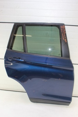 Дверь правый задний  bmw x3 f25 a76 tiefsee blau фото №1