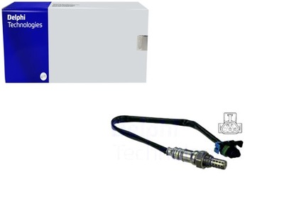 Датчик лямбда-зонд delphi es20008-12b1 buick chevrolet gmc hummer saab фото №1