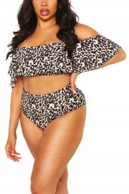 ANIMAL PRINT DXB NG6__46 BOOHOO BIKINI KOMPLET