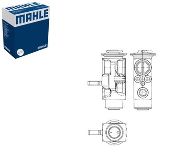 VOŽTUVAS PLEČIAMASIS KONDICIONAVIMO SMART FORTWO 0.8D 1.0 01.07- MAHLE 