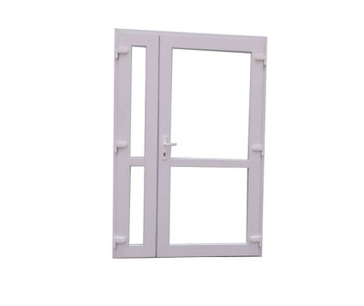 DRZWI PCV ZEWNĘTRZNE SKLEPOWE 125-210 CIEPŁE jak ALUMINIOWE