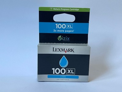 Lexmark 100XL 014N1069E cyan tusz oryginał