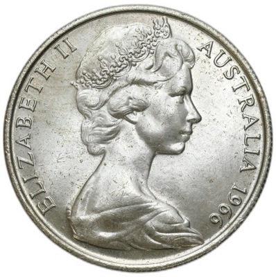 Australia. 50 centów 1966 – SREBRO