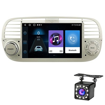 RADIO BT NAWIGACJA GPS FIAT 500 2007-2014 ANDROID