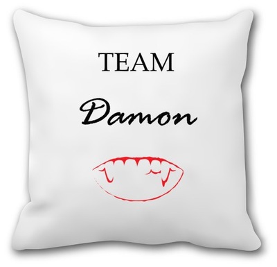 Poduszka Pamiętniki Wampirów Team Damon