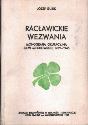 RACŁAWICKIE WEZWANIA MONOGRAFIA ZIEMI MIECHOWSKIEJ