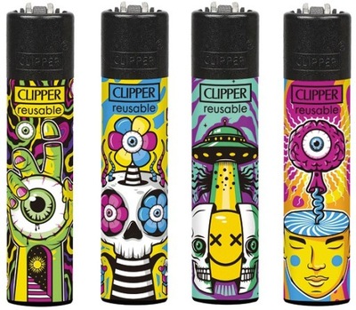 Clipper zapalniczka Large TRIPPY 2