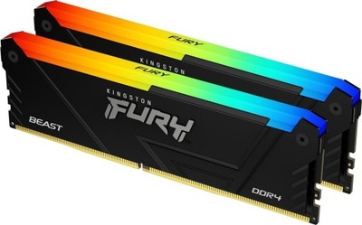Pamięć Kingston Fury Beast RGB, DDR4, 32 GB, 3200MHz, CL16