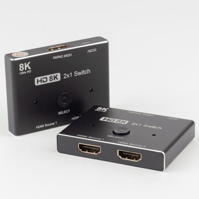 Rozdzielacz HDMI 2.1 SWITCH Przełącznik 8K 60Hz