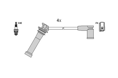 Шланг зажигание starline zk 2882 фото №1