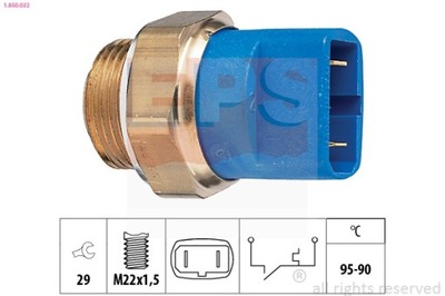 CONMUTADOR DE VENTILADOR VW 1-850-032  