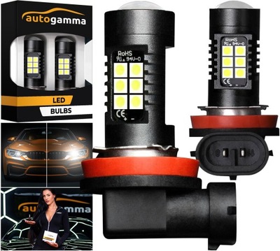 LUCES DE AUTOMÓVIL H11 DIODO LUMINOSO LED 80W 360° 4000LM 6000K CANBUS JUEGO 2 PIEZAS  