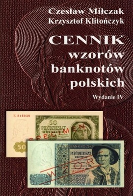 Cennik Wzorów Banknotów Polskich 2023 - Miłczak