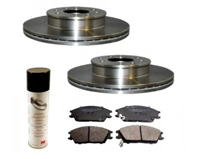 Тормозные диски тормозные колодки hyundai getz 2002-2010 перед kpl 241mm фото №1