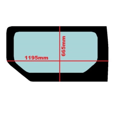 Скло бічна renault trafic ii 2 ліва bok середня 0142 фото №1