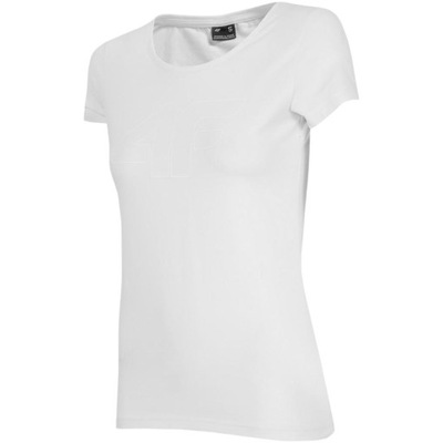 Koszulka damska 4F biała H4Z22 TSD353 10S M