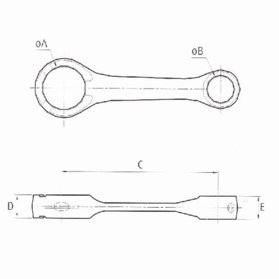 ШАТУН POWER ROD KTM 200 (1998-2004) KRT000060