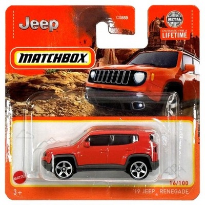 Matchbox - Samochód Jeep Renegade '19 HVP10