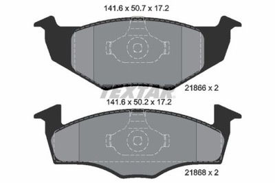 TEXTAR SABOTS DE FREIN DE FREIN AVANT VOLKSWAGEN GOLF I II /ATE/ 17,3M - milautoparts-fr.ukrlive.com