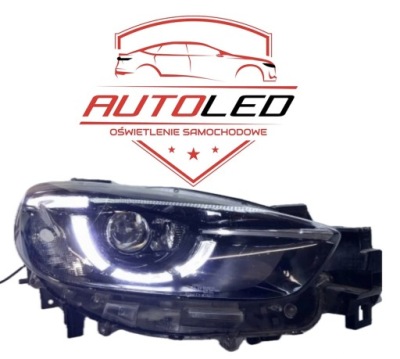 Mazda cx5 фара перед правий full led поворотна jedna лінза 100 справний led фото №1