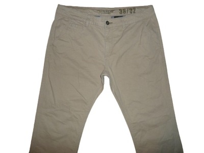 Spodnie HERO W38/L32=50/106cm chinosy materiałowe