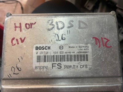 Honda civic бортовой компьютер______ 0281011434 фото №1