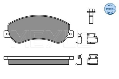 ZAPATAS DE FRENADO FORD PARTE DELANTERA TRANSIT 06- Z SENSOR 0252448419/W  