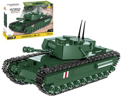 COBI 2717 Czołg Churchill Mk. IV KLOCKI WW2 315El