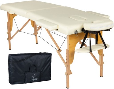 STÓŁ ŁÓŻKO DO MASAŻU 2 SEGMENTOWE XXL + TORBA GRATIS