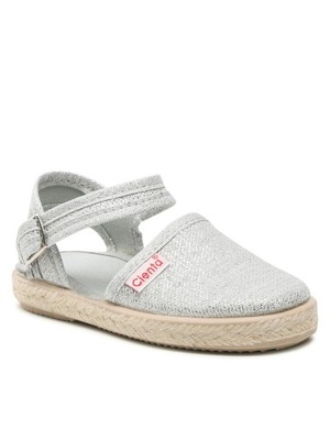 CIENTA Espadryle 40013 Plata 26