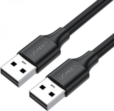 Kabel USB Ugreen USB-A - USB-A 2 m Czarny (UGR394BLK)