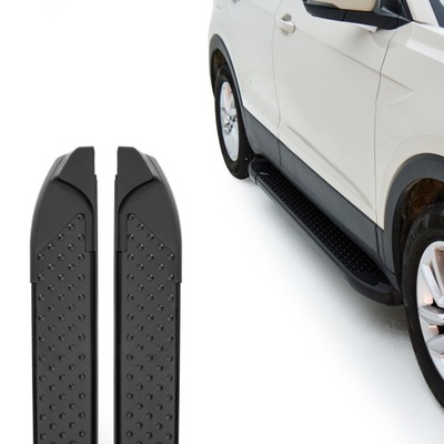 Turtle пороги боковой sapphire v1 do nissan pathfinder r52 чёрный фото №1