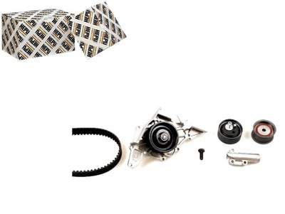 Набір ремінь розподільного валу з насос audi a4 a6 allroad 2 фото №1