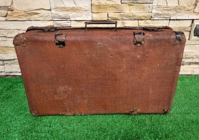 Walizka podróżna stara retro torba antyk
