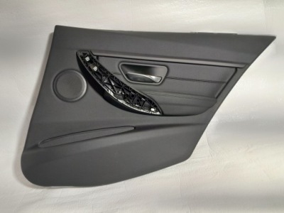 Bmw 3' f30 обшивка двері правий задня czarna шкіра фото №1