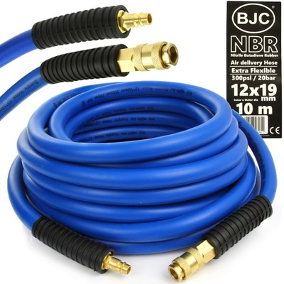 TUBULADURA NBR DE GOMA CABLE NEUMÁTICO 12X19 10M BJC  