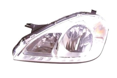 Фара h7 электрический цвет вкладыш: хромированный фото №1